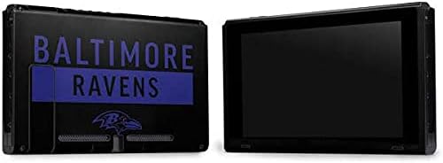 Decal Gaming Skin for Nintendo Switch Bundle NFL Ravens Black Design 2 Decal Gaming Skin for Nintendo Switch Bundle NFL Ravens Black Design - Image 2