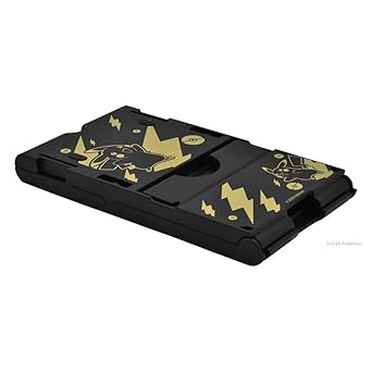 Nintendo Switch Playstand Black Gold Pikachu by HORI Officially Licensed 2 Nintendo Switch Playstand Black Gold Pikachu by HORI Officially Licensed - Image 2