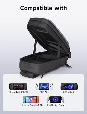 JSAUX Sling Bag for Steam Deck ROG Ally and Accessories Travel Case 2 JSAUX Sling Bag for Steam Deck ROG Ally and Accessories Travel Case - Image 2