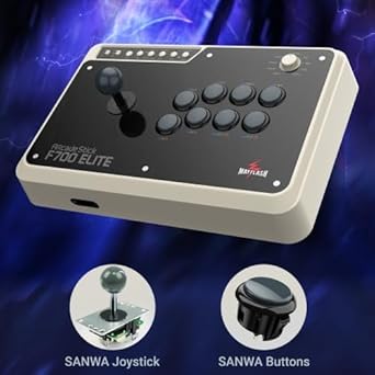 Mayflash F700 Elite Arcade Stick with Sanwa Buttons for Multiple Devices 2 Mayflash F700 Elite Arcade Stick with Sanwa Buttons for Multiple Devices - Image 2