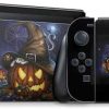 Skinit Gaming Skin for Nintendo Switch Halloween Cat and Pumpkin