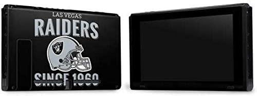 NFL Las Vegas Raiders Gaming Skin for Nintendo Switch Bundle 2 NFL Las Vegas Raiders Gaming Skin for Nintendo Switch Bundle - Image 2