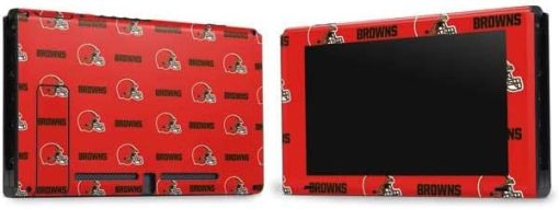 Cleveland Browns Blitz Series Gaming Skin for Nintendo Switch Bundle - Image 2