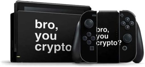Skinit Gaming Skin for Nintendo Switch Bundle Bro You Crypto Design