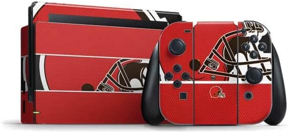Cleveland Browns Gaming Skin for Nintendo Switch Officially Licensed Cleveland Browns Gaming Skin for Nintendo Switch Officially Licensed