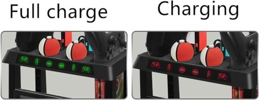 Nintendo Switch Pro Joy-Con Controller Charger Dock Organizer Station - Image 2