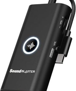 Creative Sound Blaster G3 USB-C External Gaming USB DAC and Amp for PS4, Nintendo Switch, Ft. GameVoice Mix (Audio Balance for Game/Chat), Mic/Vol Control and Mobile App Control, Plug-and-Play Creative Sound Blaster G3 USB-C External Gaming USB DAC and Amp for PS4, Nintendo Switch, Ft. GameVoice Mix (Audio Balance for Game/Chat), Mic/Vol Control and Mobile App Control, Plug-and-Play