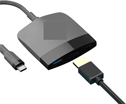 Portable Switch Dock Adapter Charging Station with HDMI Cable Grey Portable Switch Dock Adapter Charging Station with HDMI Cable Grey