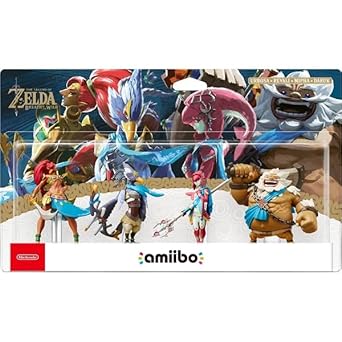Amiibo 4-Pack Urbosa Revali Mipha Daruk The Legend of Zelda Breath Wild Amiibo 4-Pack Urbosa Revali Mipha Daruk The Legend of Zelda Breath Wild