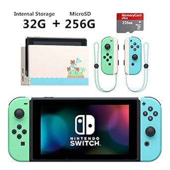 Nintendo Switch Animal Crossing Bundle with 256GB Micro SD Card 2 Nintendo Switch Animal Crossing Bundle with 256GB Micro SD Card - Image 2