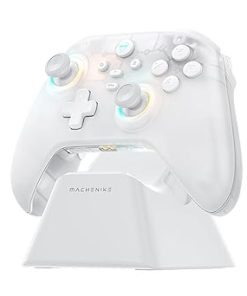 Machenike G3V2PE Bluetooth Controller for PC Switch iOS Android White Machenike G3V2PE Bluetooth Controller for PC Switch iOS Android White