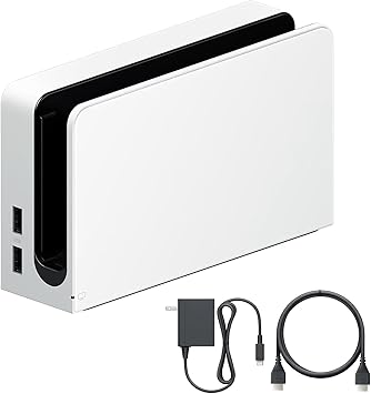 3 in 1 TV Dock Station for Switch and OLED with Ethernet and Charger 3 in 1 TV Dock Station for Switch and OLED with Ethernet and Charger