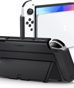 Spigen Thin Fit Case for Nintendo Switch OLED with Kickstand Black Spigen Thin Fit Case for Nintendo Switch OLED with Kickstand Black
