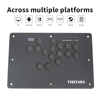 TIKITAKA T16B Arcade Controller with Turbo SOCD for PC PS4 Switch 2 TIKITAKA T16B Arcade Controller with Turbo SOCD for PC PS4 Switch - Image 2