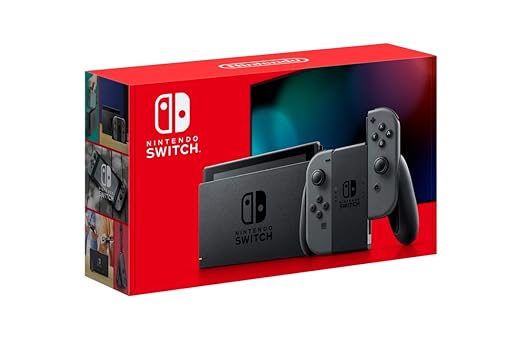 Nintendo Switch Console with Gray Joy-Con Controllers for Gaming Nintendo Switch Console with Gray Joy-Con Controllers for Gaming