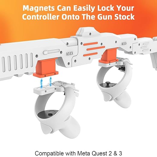 VR Controller Game Accessories for Meta Quest 2 3 and 3s Systems  
VR Game Gun Accessories for Meta Quest 2 3 and 3s Gaming  
Pistol Grip Accessories for FPS Games on VR Systems  
Enhanced VR Shooting Experience with Pistol Grip Accessories 2 VR Controller Game Accessories for Meta Quest 2 3 and 3s Systems  
VR Game Gun Accessories for Meta Quest 2 3 and 3s Gaming  
Pistol Grip Accessories for FPS Games on VR Systems  
Enhanced VR Shooting Experience with Pistol Grip Accessories - Image 2