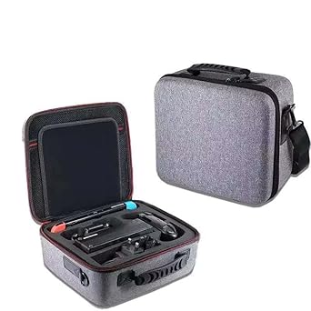 Nintendo Switch Case with 21 Game Card Slots Portable Travel Bag 2 Nintendo Switch Case with 21 Game Card Slots Portable Travel Bag - Image 2
