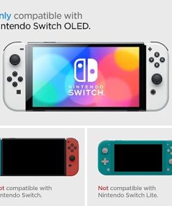 Spigen Thin Fit Case for Nintendo Switch OLED with Kickstand Black 2 Spigen Thin Fit Case for Nintendo Switch OLED with Kickstand Black 2