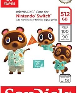 SanDisk 512GB MicroSDXC Card for Nintendo Switch OLED Model 2 SanDisk 512GB MicroSDXC Card for Nintendo Switch OLED Model 2