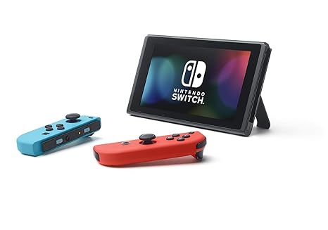 Nintendo Switch OLED Neon Blue Red Joy-Con with 32GB Micro SD Card 2 Nintendo Switch OLED Neon Blue Red Joy-Con with 32GB Micro SD Card - Image 2