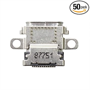50 PCS Type-C USB Charger Socket Replacement for Nintendo Switch Console 50 PCS Type-C USB Charger Socket Replacement for Nintendo Switch Console