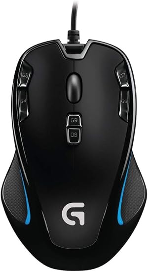 Logitech G300s Wired Gaming Mouse 2500 DPI RGB Lightweight Black Logitech G300s Wired Gaming Mouse 2500 DPI RGB Lightweight Black