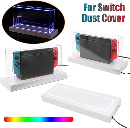 Transparent Switch Dust Cover with 20 LED Colors and Waterproof Base 2 Transparent Switch Dust Cover with 20 LED Colors and Waterproof Base - Image 2