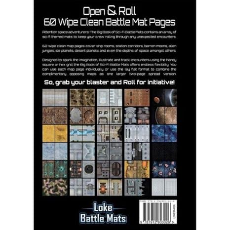 Giant Sci-Fi Battle Mats Book for Tabletop Gaming A3 Format 2 Giant Sci-Fi Battle Mats Book for Tabletop Gaming A3 Format - Image 2