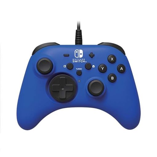 Nintendo Switch HORIPAD Wired Controller Blue Licensed by Nintendo