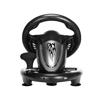 PXN V3II Racing Wheel with Pedals for PS3 PS4 Xbox Switch Black 2 PXN V3II Racing Wheel with Pedals for PS3 PS4 Xbox Switch Black - Image 2