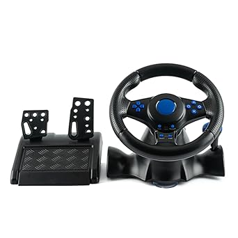 MIWAN TRIBE Racing Wheel with Pedals Shifters for PS4 PC Switch 2 MIWAN TRIBE Racing Wheel with Pedals Shifters for PS4 PC Switch - Image 2