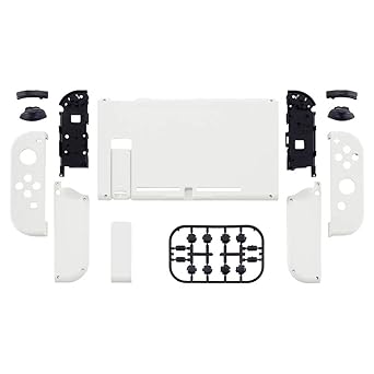 ExtremeRate White Replacement Shell Set for Nintendo Switch Pro Controller 2 ExtremeRate White Replacement Shell Set for Nintendo Switch Pro Controller - Image 2