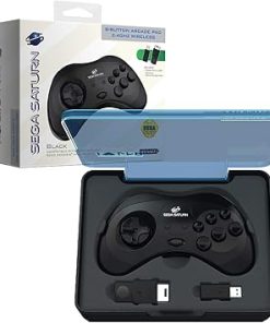 Retro-Bit Sega Saturn 2.4 GHz Wireless Controller with Storage Case 2 Retro-Bit Sega Saturn 2.4 GHz Wireless Controller with Storage Case 2