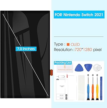 OLED Screen Replacement for Nintendo Switch 2021 LCD Display Assembly 2 OLED Screen Replacement for Nintendo Switch 2021 LCD Display Assembly - Image 2