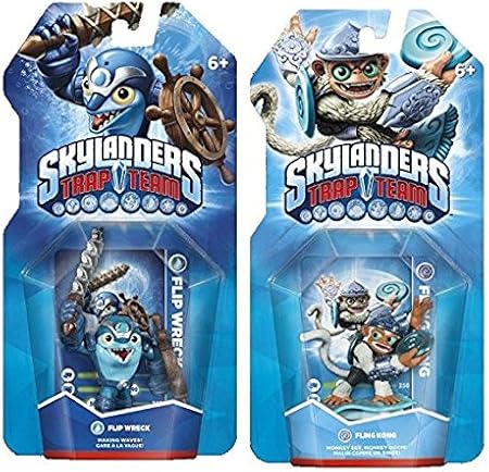 Skylanders Trap Team Fling Kong Flip Wreck Combo Set for Kids Skylanders Trap Team Fling Kong Flip Wreck Combo Set for Kids