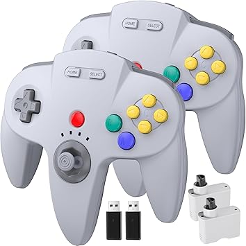 Wireless N64 Controller 2 Pack for Switch Online PC and Raspberry Pi Wireless N64 Controller 2 Pack for Switch Online PC and Raspberry Pi