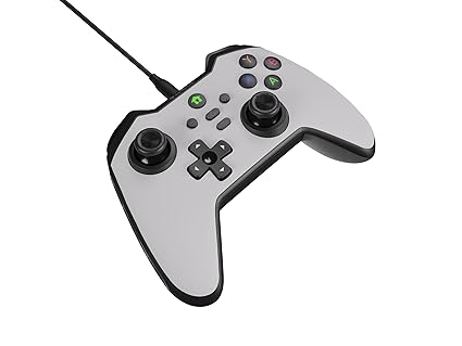Genesis Gamepad Mangan 300 Wired for PC Switch and Mobile White 2 Genesis Gamepad Mangan 300 Wired for PC Switch and Mobile White - Image 2