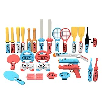 30 in 1 Nintendo Switch Sports Accessories Bundle by Dobe 30 in 1 Nintendo Switch Sports Accessories Bundle by Dobe