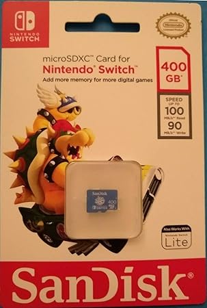 SanDisk 400GB microSDXC UHS-I Card for Nintendo Switch Storage 2 SanDisk 400GB microSDXC UHS-I Card for Nintendo Switch Storage - Image 2
