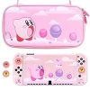 BelugaDesign Pink Puff Ball Bundle for Nintendo Switch OLED Accessory