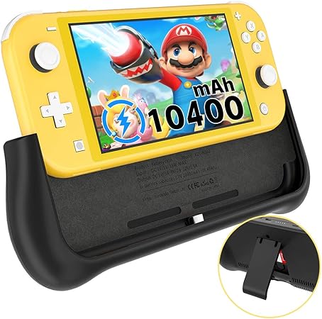 Portable 10400mAh Battery Pack for Nintendo Switch Lite with Kickstand Portable 10400mAh Battery Pack for Nintendo Switch Lite with Kickstand