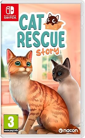 Cat Rescue Story Compatible with NS UK PAL Game Cat Rescue Story Compatible with NS UK PAL Game
