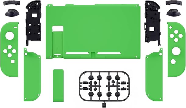 eXtremeRate Green Front Back Plate for Nintendo Switch Joycon Housing 2 eXtremeRate Green Front Back Plate for Nintendo Switch Joycon Housing - Image 2