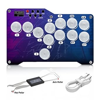BITFUNX Gaming Keypad 12 Keys Leverless Arcade Controller with RGB BITFUNX Gaming Keypad 12 Keys Leverless Arcade Controller with RGB