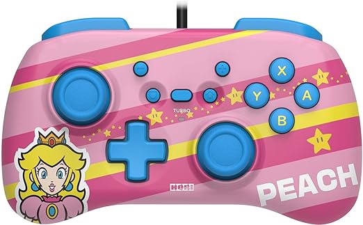 Nintendo Switch HORIPAD Mini Peach Wired Controller Official License Nintendo Switch HORIPAD Mini Peach Wired Controller Official License