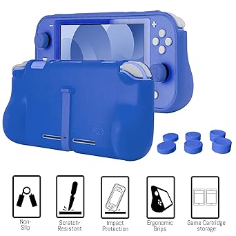 Orzly Switch Lite Accessory Bundle Case Screen Protector USB Cable 2 Orzly Switch Lite Accessory Bundle Case Screen Protector USB Cable - Image 2