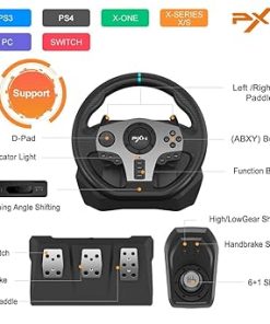 PXN V9 Gaming Steering Wheel with Pedals and Shifter for Xbox PC 2 PXN V9 Gaming Steering Wheel with Pedals and Shifter for Xbox PC 2