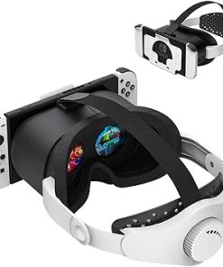 VR Headset with Elite Strap for Nintendo Switch and OLED 3D Glasses VR Headset with Elite Strap for Nintendo Switch and OLED 3D Glasses