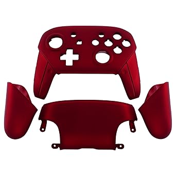 ExtremeRate Vampire Red Custom Shell for Nintendo Switch OLED and Pro Controller 2 ExtremeRate Vampire Red Custom Shell for Nintendo Switch OLED and Pro Controller - Image 2