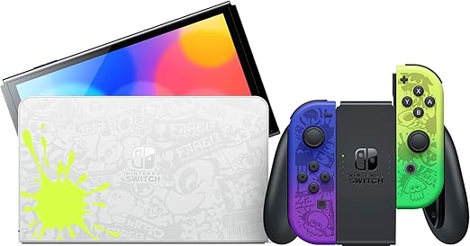 Nintendo Switch OLED Model Splatoon 3 Special Edition Console 2 Nintendo Switch OLED Model Splatoon 3 Special Edition Console - Image 2